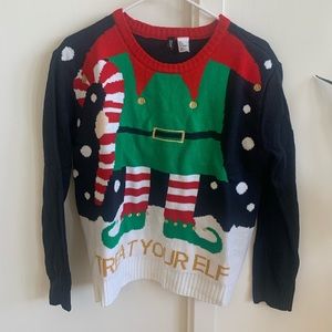 Treat your Elf Ugly Christmas Sweater